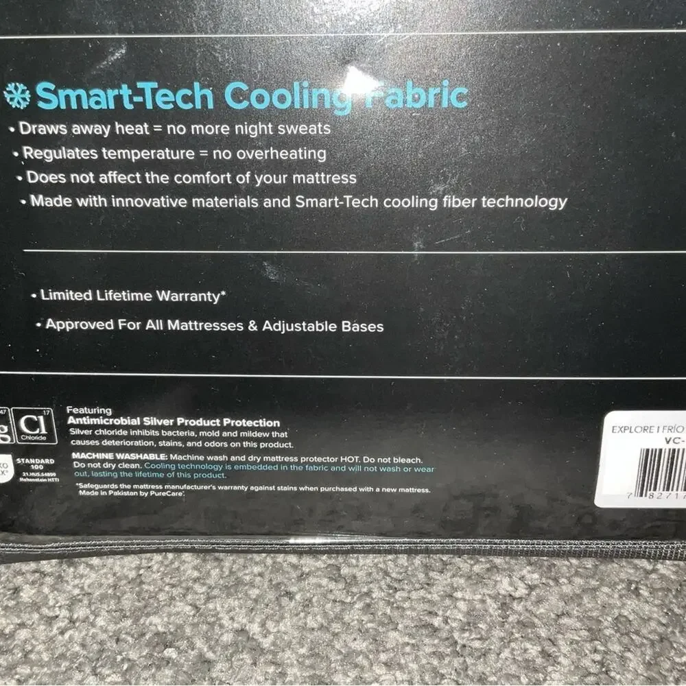Dream Mattress NWT COOLING Protector split king Twin XL Waterproof Antimicrobial